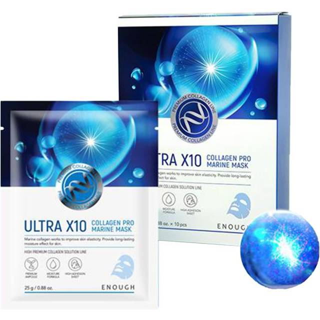 ENOUGH ULTRA X10 Collagen Pro Marine Mask 10pcs