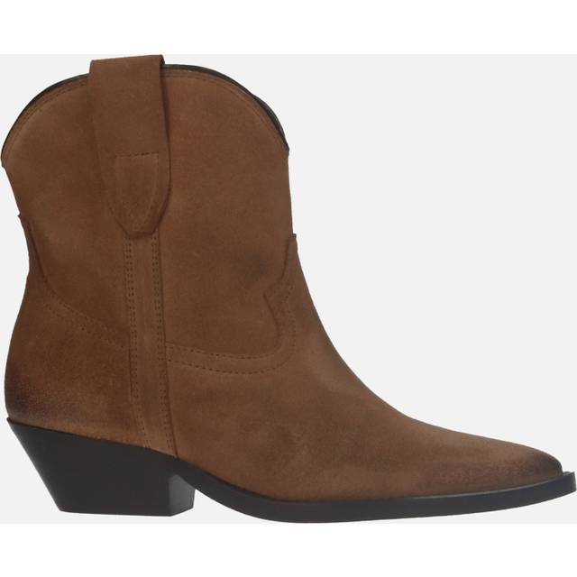 Pavement Jasmin Suede Dam Stl. 36 - Cowboystövlar & Bikerboots Från Magasin - Taupe Suede (36)