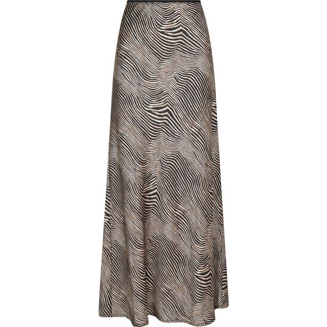 Neo Noir Vicky Floating Wave Skirt - Dark Sand