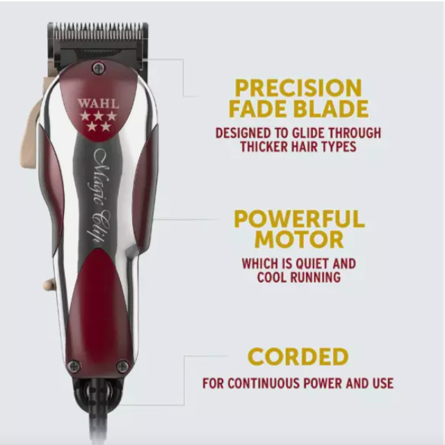 Wahl 5 Star Series Magic Clip Hair Clipper Corded Trimmer