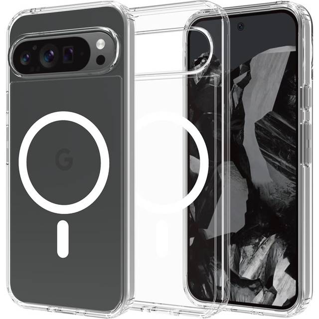 Mobique Google Pixel 9 Pro XL MagSafe Hybrid-skal, Genomskinlig