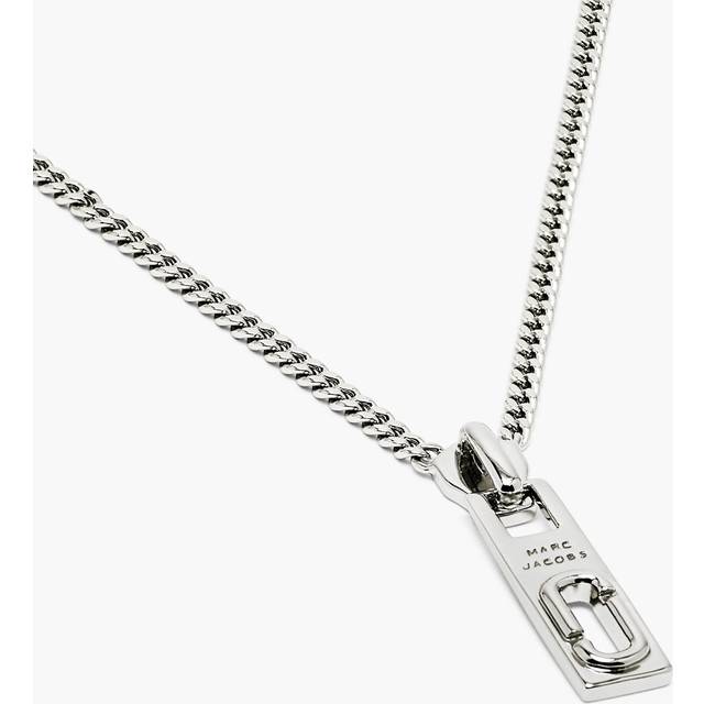 Marc Jacobs J-Marc Zipper Silver-Plated Necklace