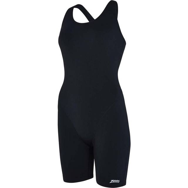 Zoggs Womens Cottesloe Black One Piece Legsuit Size: UK 8, Colour: Black