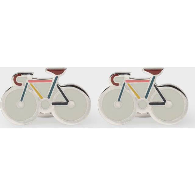Paul Smith, Accessoarer, Herr, ONE Size, Manschettknappar Cykel - gray (ONE SIZE)