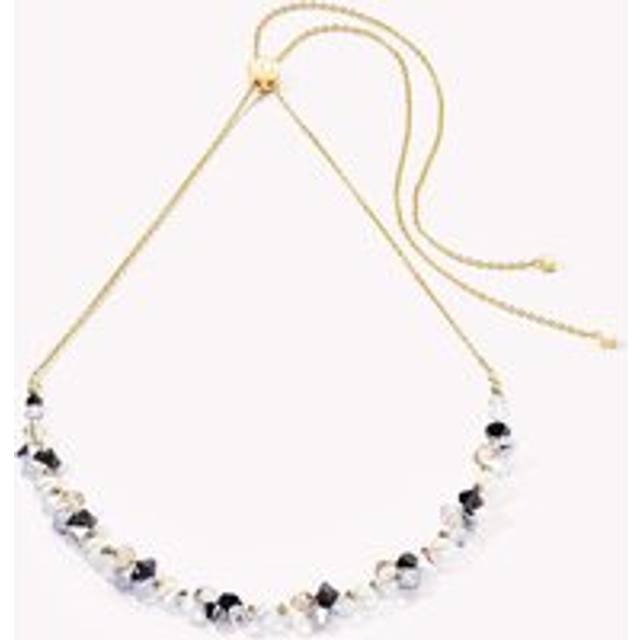 COEUR DE LION Halskette Dancing Crystals & Pearls silber-schwarz