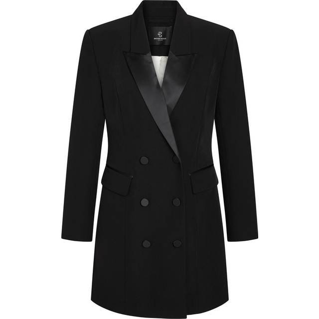 Bruuns Bazaar, Jacka, Dam, M, Elegant Svart Smokingklänning - black (M)