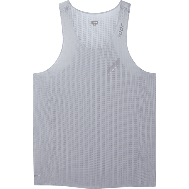 Soar Running Race Vest (herr) - Grey: Large