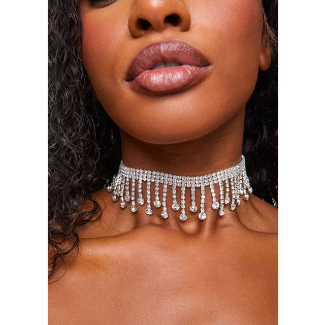 Ann Summers Diamante Drop Choker,