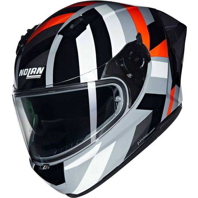 Nolan N60-6 Sport Full Face Helmet Grey-Orange-Black XS (XS)