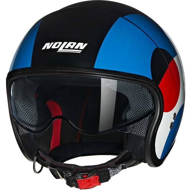Nolan N21 Open Face Helmet Black/Blue/RedL (L)