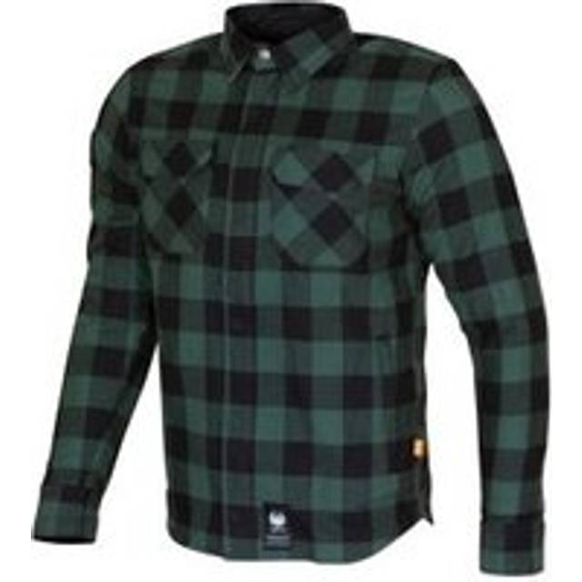Merlin Sherbrook D30 Single Layer Motorcycle Shirt, black-green, Size L for Men