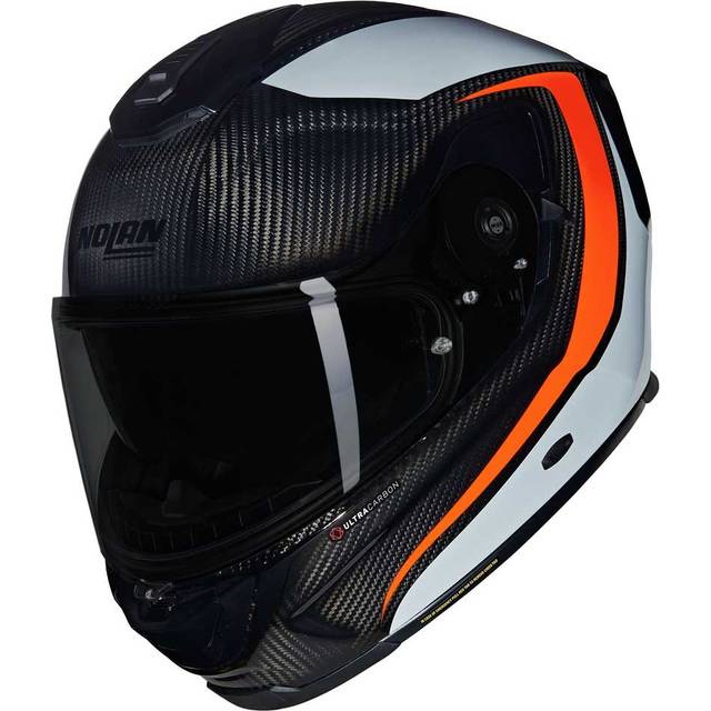 Nolan X-903 Full Face Helmet Carbon Grey-Orange L (L)