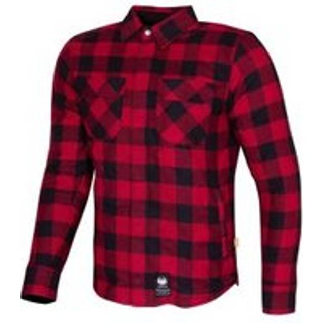 Merlin Sherbrook D30 Single Layer Motorcycle Shirt, black-red, Size 4XL for Men