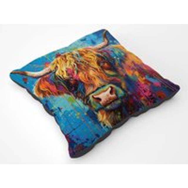 Miniature Schnauzer Dog Splashart Pet Bed - Multi - XL