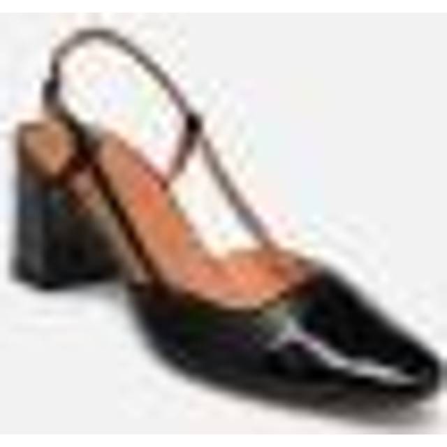 Dhapop Leather High Heels - Black - 38 (5)