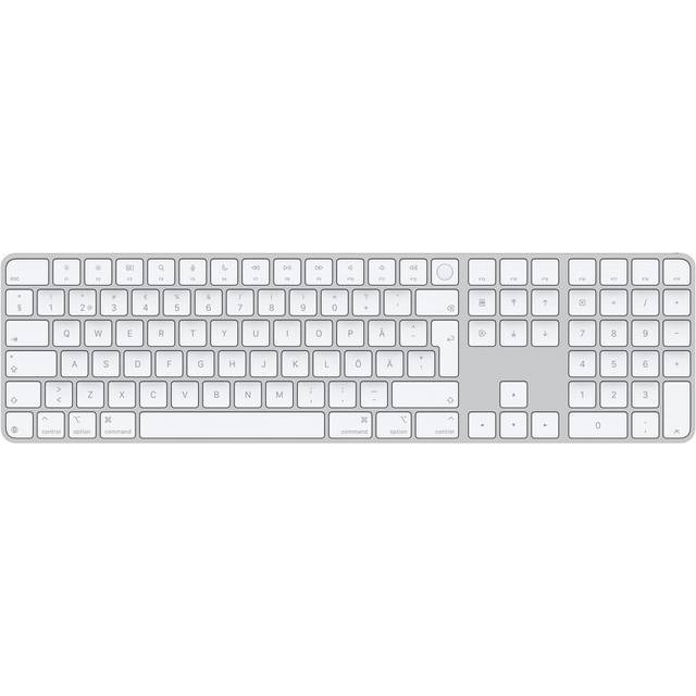 Apple Magic keyboard Universal USB + Bluetooth QWERTY Swedish White MXK73S/A