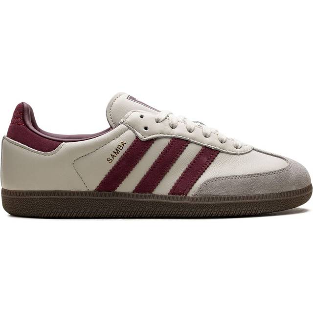 adidas - Samba OG "Putty Grey Maroon" sneakers - men - Rubber/Fabric/Calf Leather/Calf Suede - 10