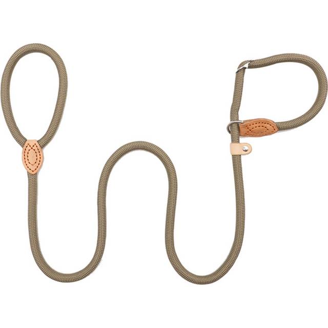 Heavy Duty Slip Lead Rope Leash for Large Dogs, Soft Braided Leash, Adjustable Training Dog Leash -6feet,Beige