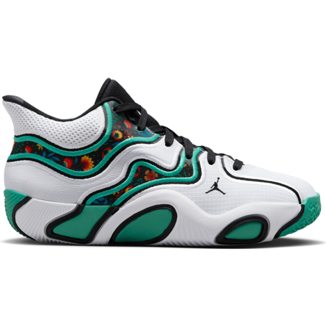 Air Jordan Jordan Tatum 3 GS Welcome to the Garden Alternate Kids Sneakers Green White Black HF3136-103 38.5