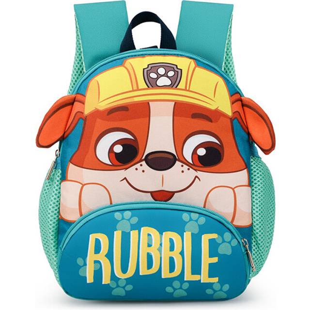 (Green) Paw Toy Patrol Story Backpack Large Capacity School Bag Cartoon Storage Books