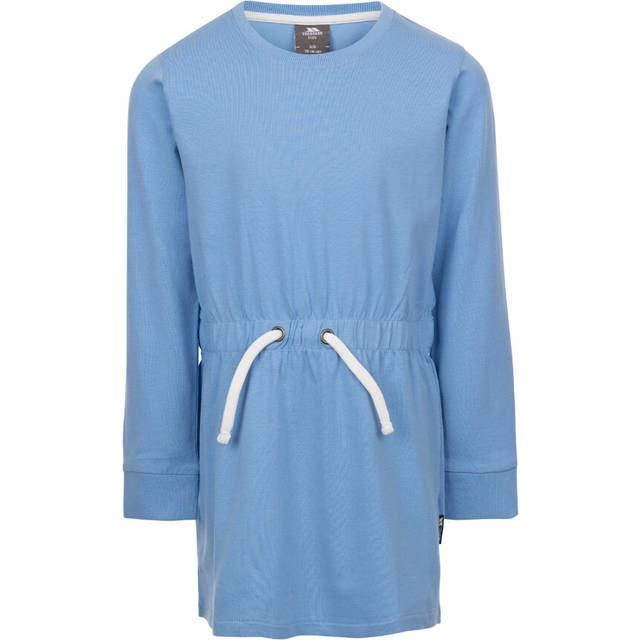 (9-10 Years, Cornflower Blue) Trespass Girls Junie Casual Dress