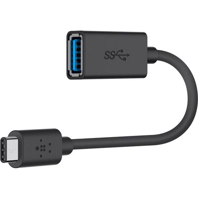 Belkin F2CU036btBLK USB cable 3.2 Gen 1 (3.1 Gen 1) USB C USB A Black