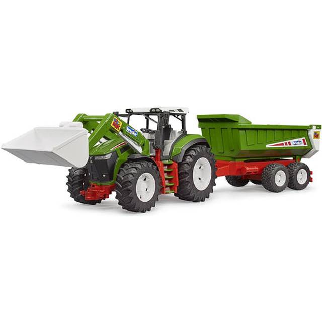 bruder ROADMAX traktor med frontlastare och tippsläpvagn Färdig modell Jordbruksmodell