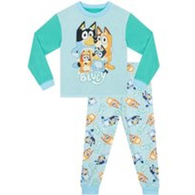 Long Sleeve Heeler Family Pyjamas - Blue - 5-6 Years