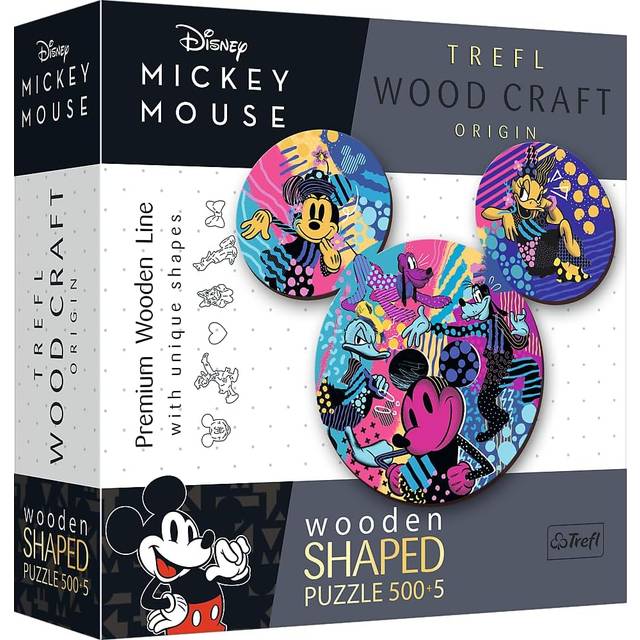 TWooden Puzzle Premium Line - he Iconic Mickey Mouse - Disney Mickey Mouse and Friends