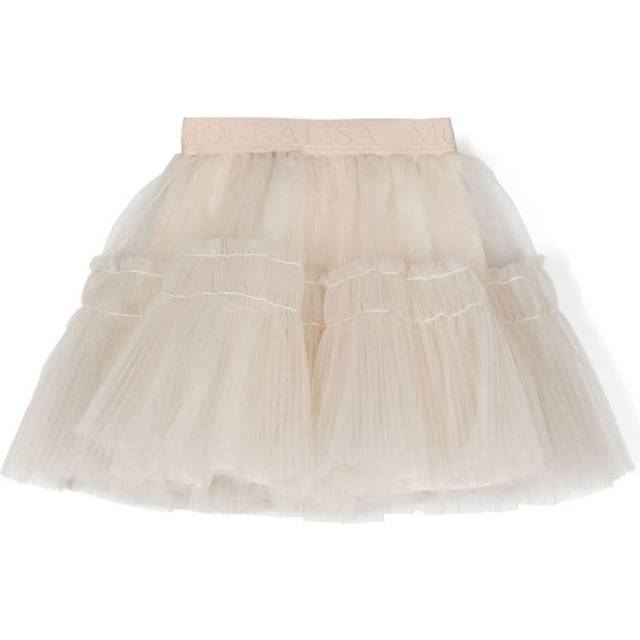 Monnalisa - tulle circle skirt - kids - Polyester/Cotton - 12 - Neutrals