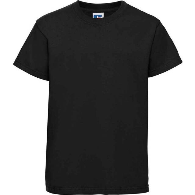 (11-12 Years, Black) Jerzees Schoolgear Childrens/Kids Classic Plain Ringspun Cotton T-Shirt