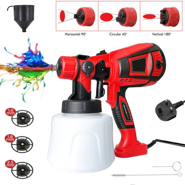 PAINT SPRAYER SPRAY GUN AIRLESS HVLP ELECTRIC HANDHELD FENCE