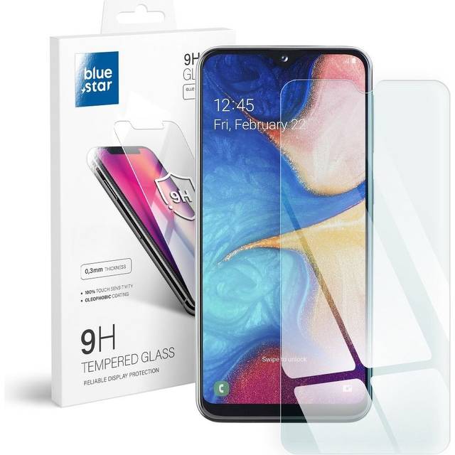 Blue Star Samsung Galaxy A20e HÃ¤rdat Glas SkÃ¤rmskydd