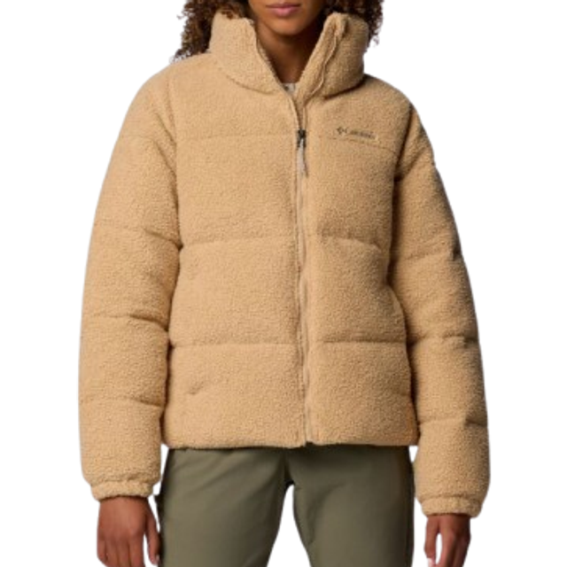 Columbia - Women's Puffect Sherpa Jacket - Synthetic jacket size L, sand