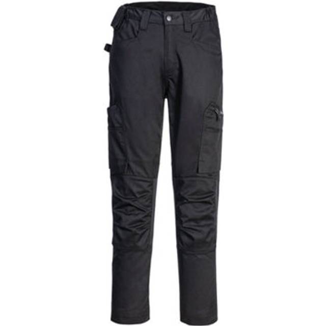 Portwest WX2 Eco Stretch Trade Trousers - Black - 38