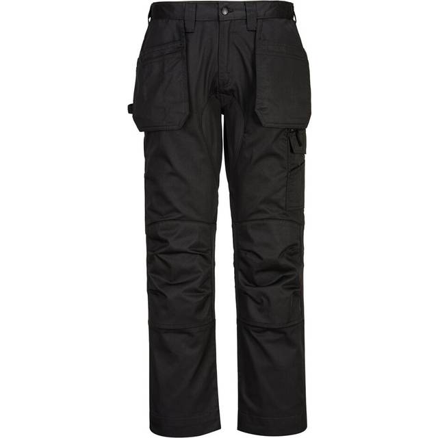 (42R, Black) Portwest Mens WX2 Cargo Trousers