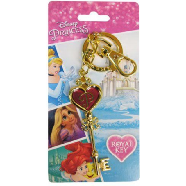 Disney Princesses Pewter Key and Key Chain