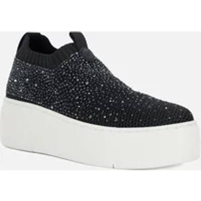 Dune London Elements Embellished Flatform Sock Trainers