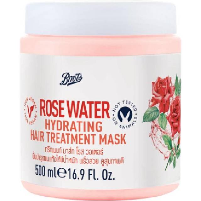 Boots Rose Water Hydrating Hair Treatment Mask 500 ml. 500 ml.