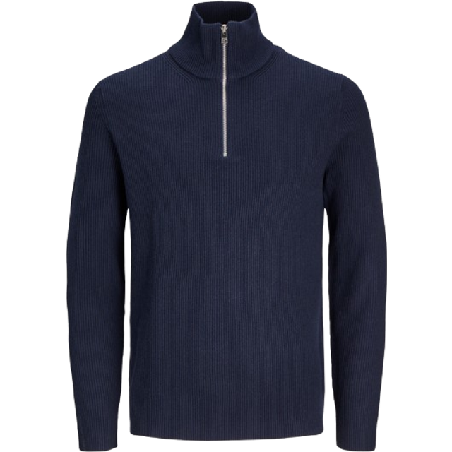 1/2 zip sweater Jack & Jones Perfect - Bleu - S