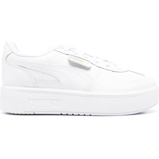 PUMA – Palermo Elevata – Vita sneakers i läder-Vit/a