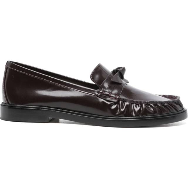 Alexandre Birman - Claria Laser loafers - women - Calf Leather/Rubber/Calf Leather/Patent Calf Leather - 39.5 - Brown