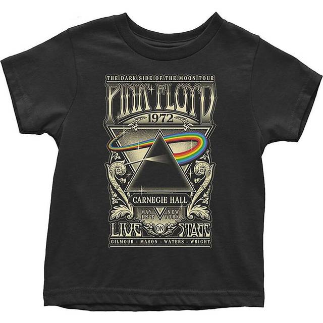 (12 Months, Black) Pink Floyd Childrens/Kids Carnegie Hall Poster T-Shirt
