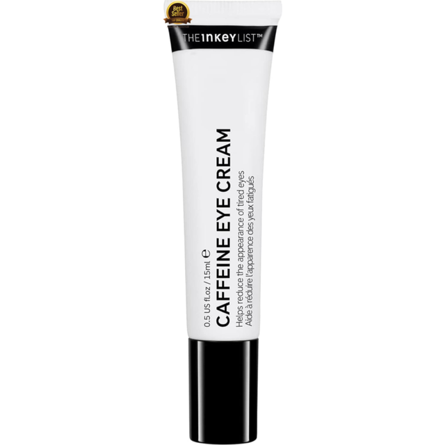 The inkey list caffeine eye cream 15ml | improves dark circles | brightens under