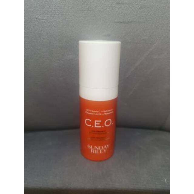 Sunday riley c.e.o 15% vitamin c brightening face serum 8ml travel size pump