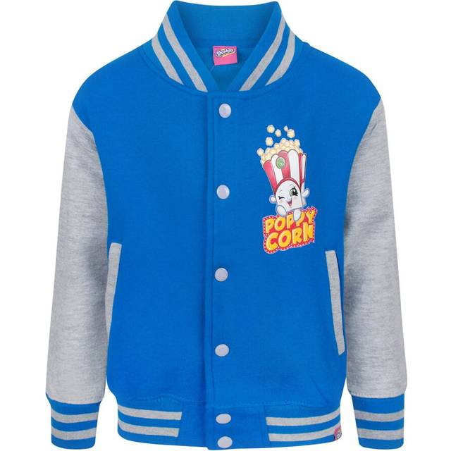 (9-10 Years) Shopkins Varsity Jacket (Girls Blue)