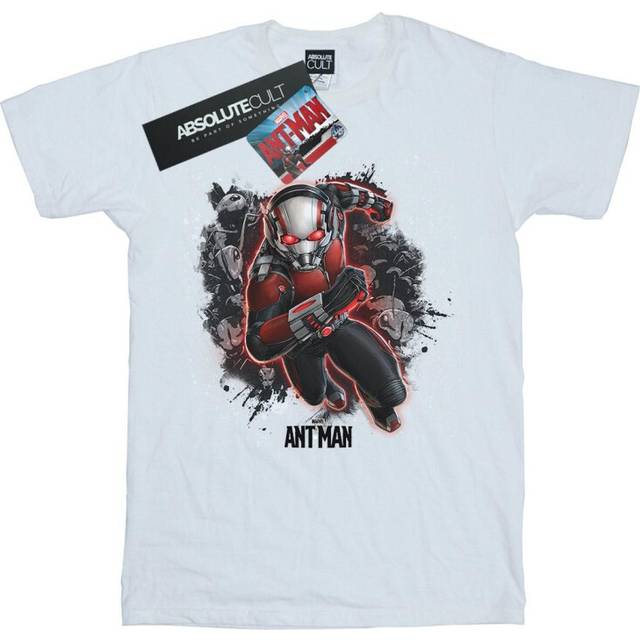 (12-13 Years, White) Marvel Boys Ant-Man Ants Running T-Shirt