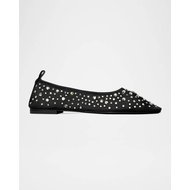 Tory Burch-Crystal Ballerine Nero-Donna - Black - 6.5