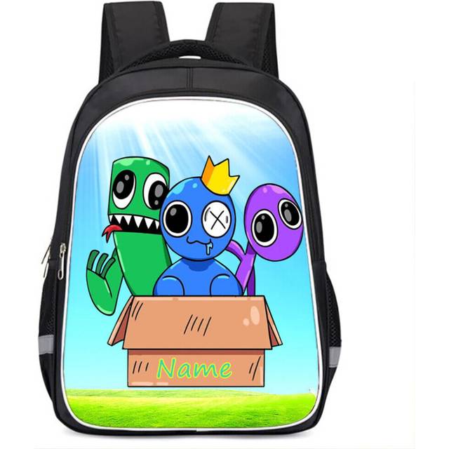 Rainbow Friends Personalised School Bag Backpack Boy Girl 3M Reflective Rucksack