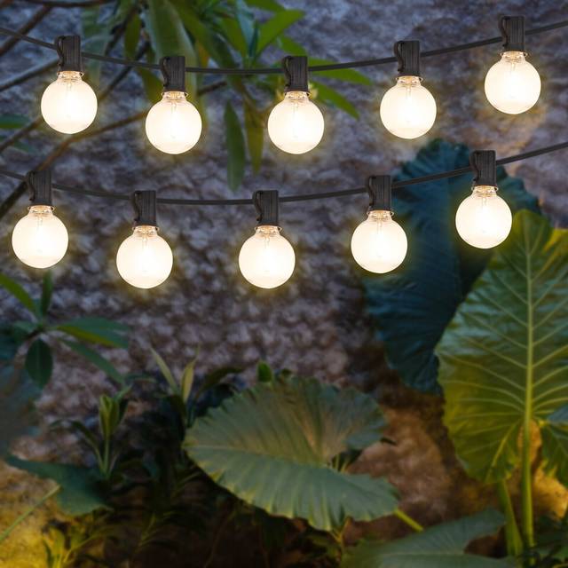 The Christmas Workshop 8M G40 25 Led Festoon Lights - Warm White, White
